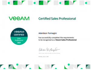 Certified Sales Professional - Adenilson
