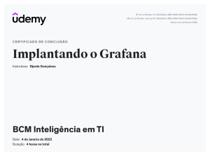 Implantando o Grafana