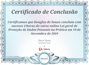 Lei Geral de Proteção de Dados Pessoais