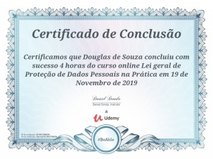 Lei Geral de Proteção de Dados (LGPD) - Douglas