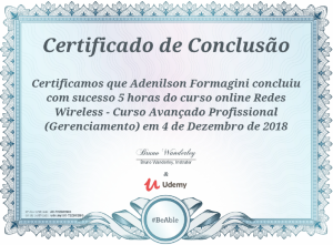 Rede Wireless - Curso Avançado Profissional (Gerenciamento)