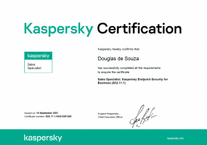 Sales Specialist Kaspersky Endpoint Security for Business - Douglas