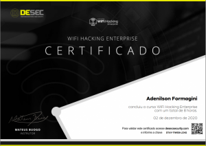 WiFi Hacking Enterprise - Adenilson